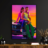 Lucia And Jason – Grand Theft Auto VI Poster